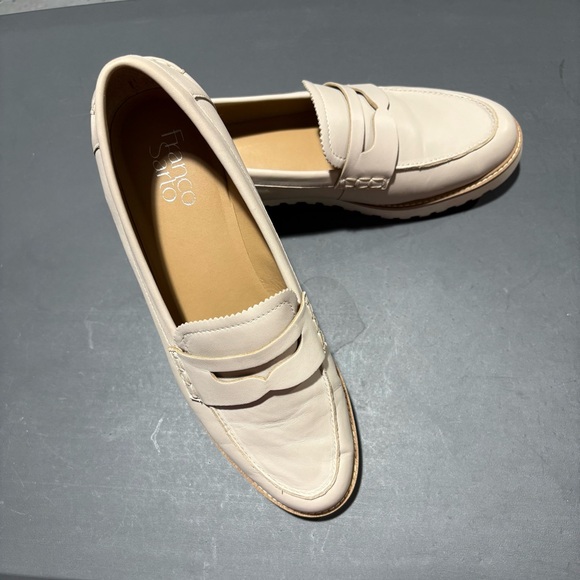 Franco Sarto Shoes - Franco Sarto Women's Off-White Loafers